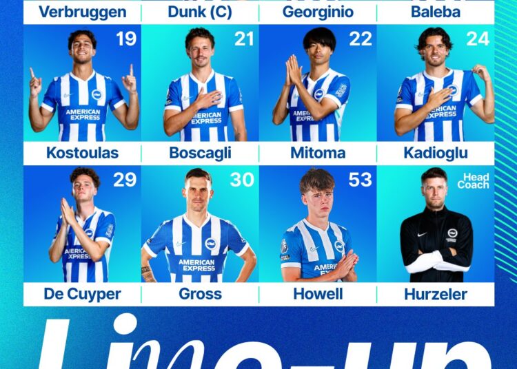 Brighton and Hove Albion trust in teens to beat Crystal Palace