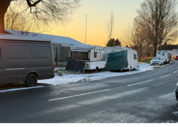 Vans, caravans and human waste spur residents to start petition