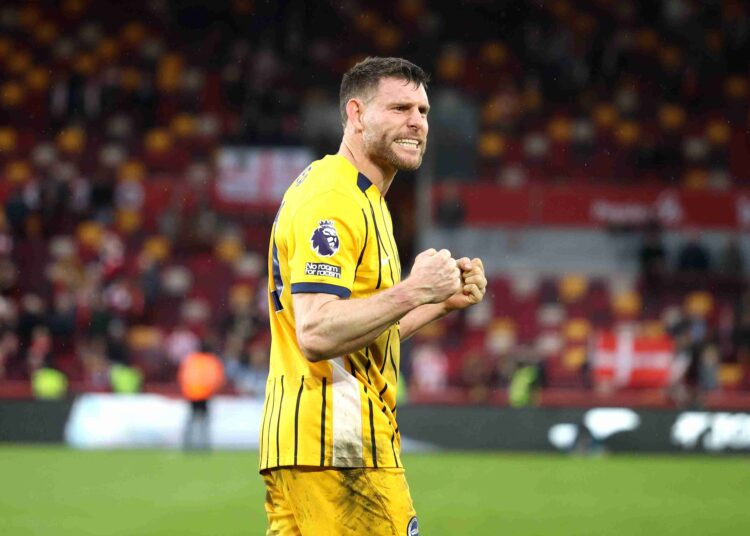 Brighton and Hove Albion mark Milner’s record with win at Brentford