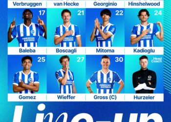 Dunk out with injury as Brighton and Hove Albion host Arsenal