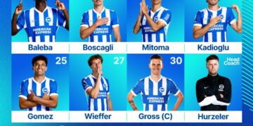 Dunk out with injury as Brighton and Hove Albion host Arsenal