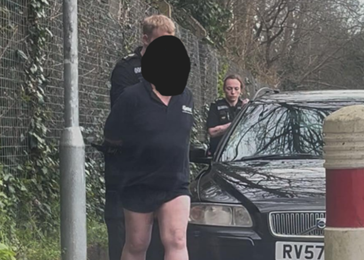 Man charged with outraging public decency near two schools