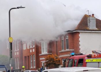 Fire breaks out in Brighton home