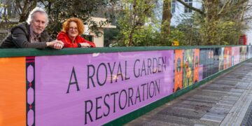 Hoardings herald start of Pavilion Gardens revamp