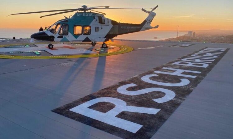 Hospital helipad finally ready to take patients