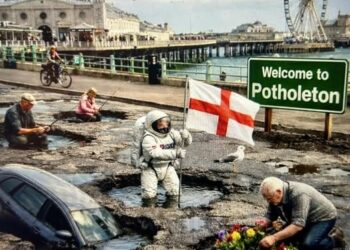 Trench warfare? Pitch battle? More like a verbal duel over Brighton’s potholes
