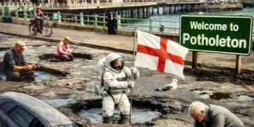 Trench warfare? Pitch battle? More like a verbal duel over Brighton’s potholes