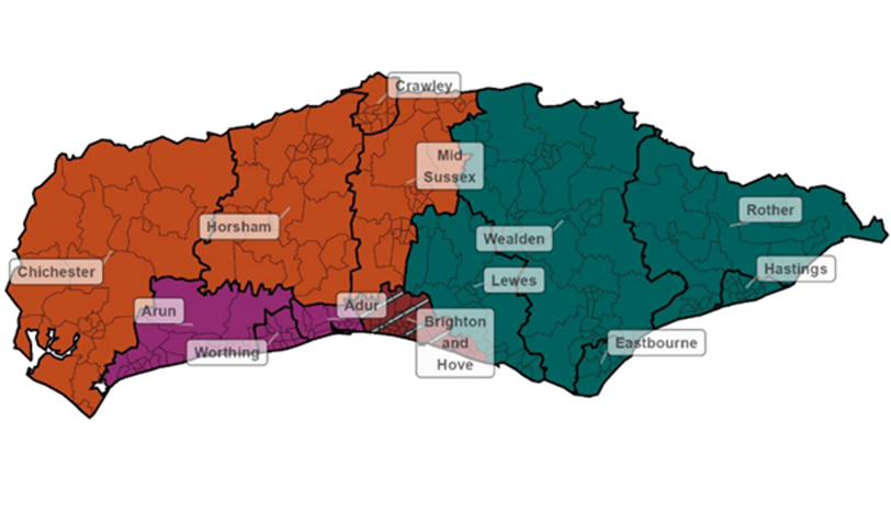 Peacehaven and Falmer look likely to join Brighton as council shake up edges closer