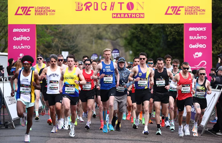 More than 14,000 runners complete Brighton Marathon