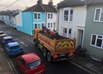 What’s happening at the back of the houses and why