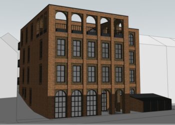 Plans for new viaduct-inspired block on arson-hit site