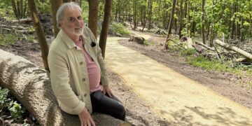 Resurfaced footpath reopens