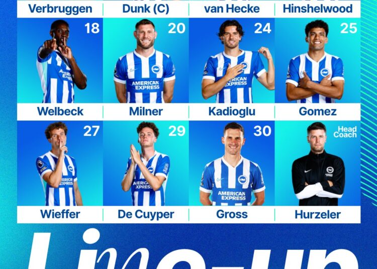 All to play for as Brighton and Hove Albion host Manchester United
