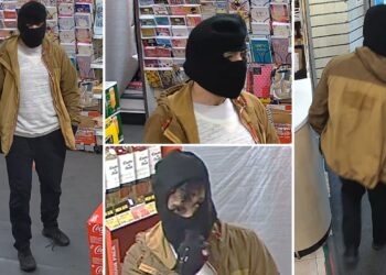 Thwarted armed robber flees empty-handed