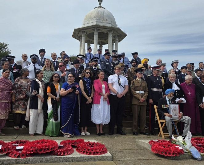 Brighton and Hove remembers wartime sacrifice of Indian soldiers