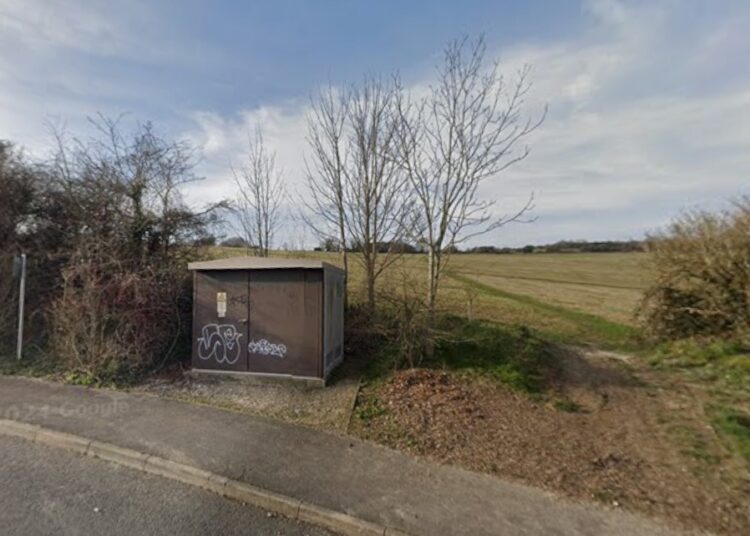 Field cordoned off after chemical substance found