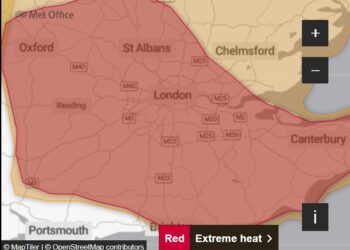 Second red warning issued for tomorrow