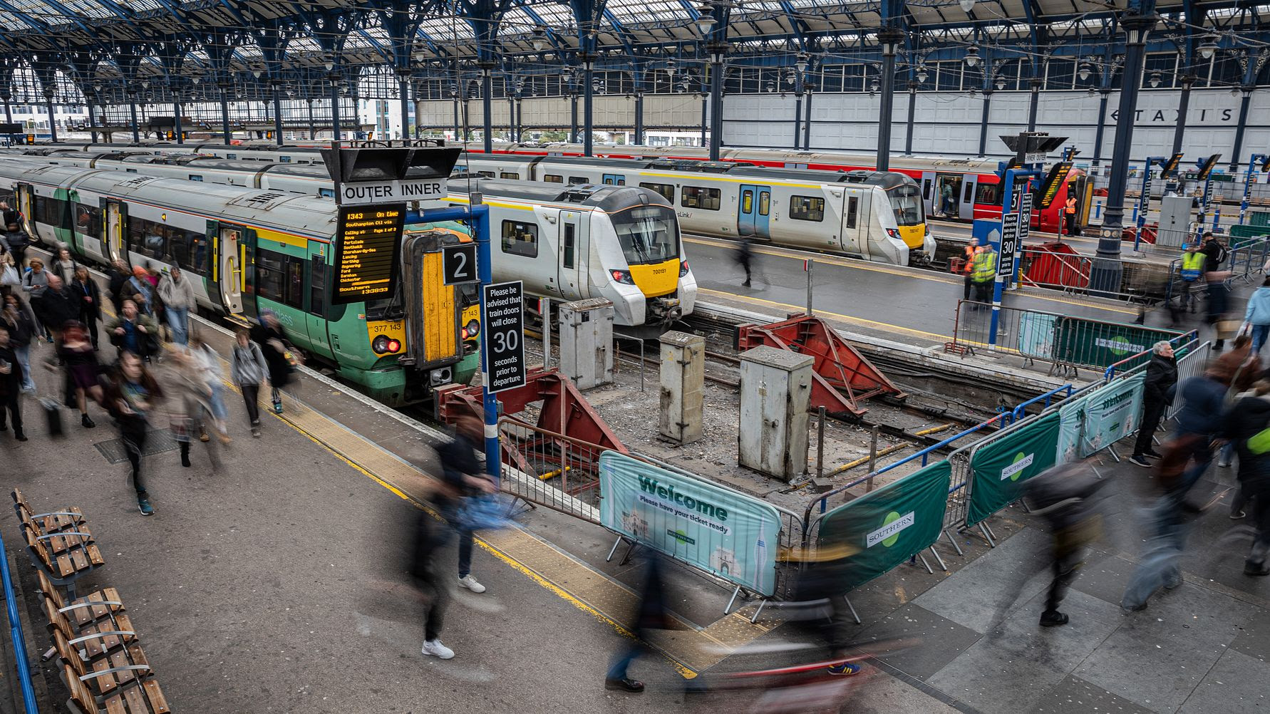 Only travel if absolutely necessary, train bosses say