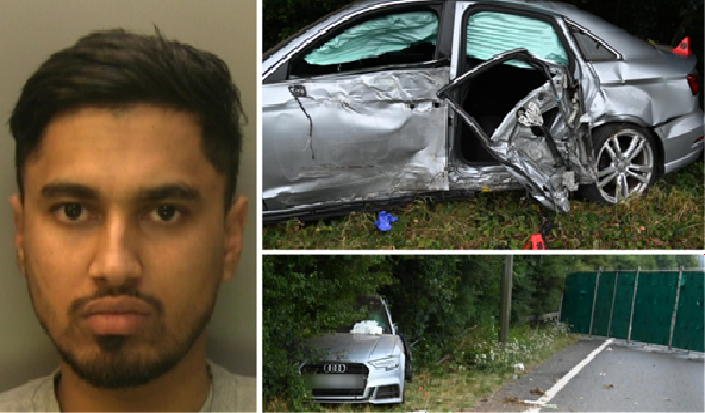 Driver jailed for high-speed fatal crash on A23
