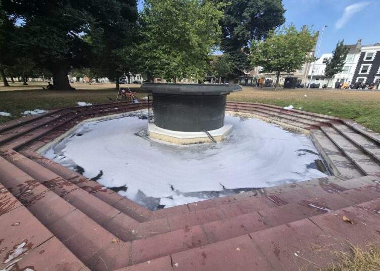Fountain soap pranksters urged to stop