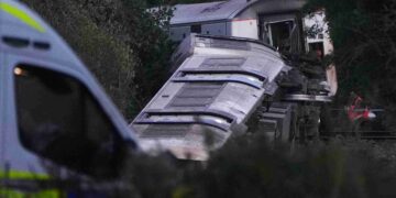 Line to stay closed as investigators look into why train derailed