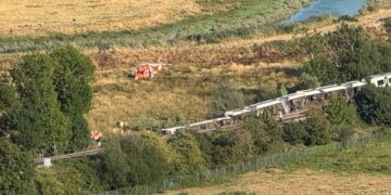 Two seriously injured as train derails in Lewes