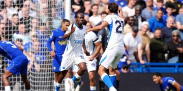 Brighton and Hove Albion beaten at Chelsea