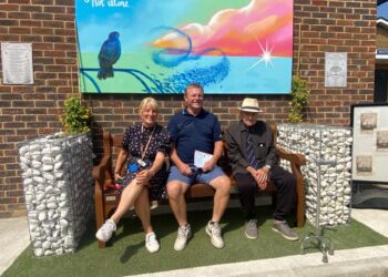 Suicide prevention bench unveiled in Mile Oak
