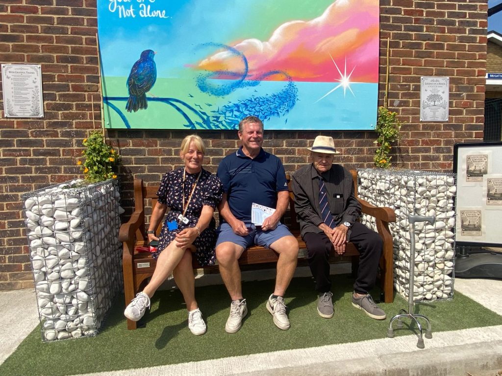 Suicide prevention bench unveiled in Mile Oak