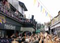 Nick Cave performs surprise gig on roof of Brighton record shop