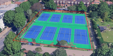 Planners turn umpire over tennis club floodlights