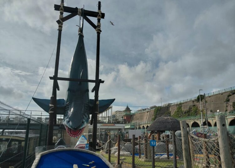Seafront shark threatened with enforcement action
