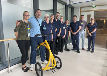 Man who fell 30ft from upper prom meets clinicians who saved him