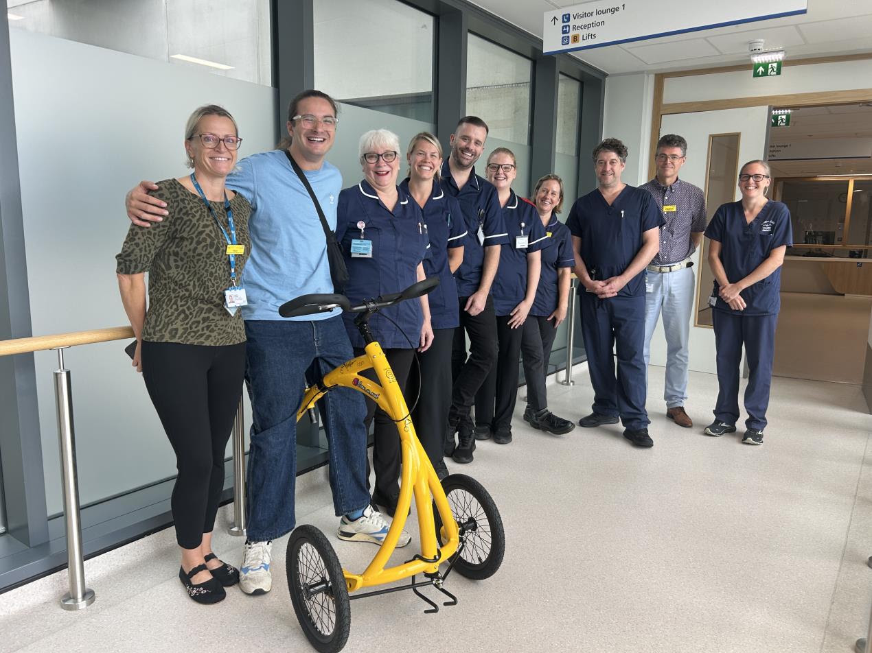 Man who fell 30ft from upper prom meets clinicians who saved him