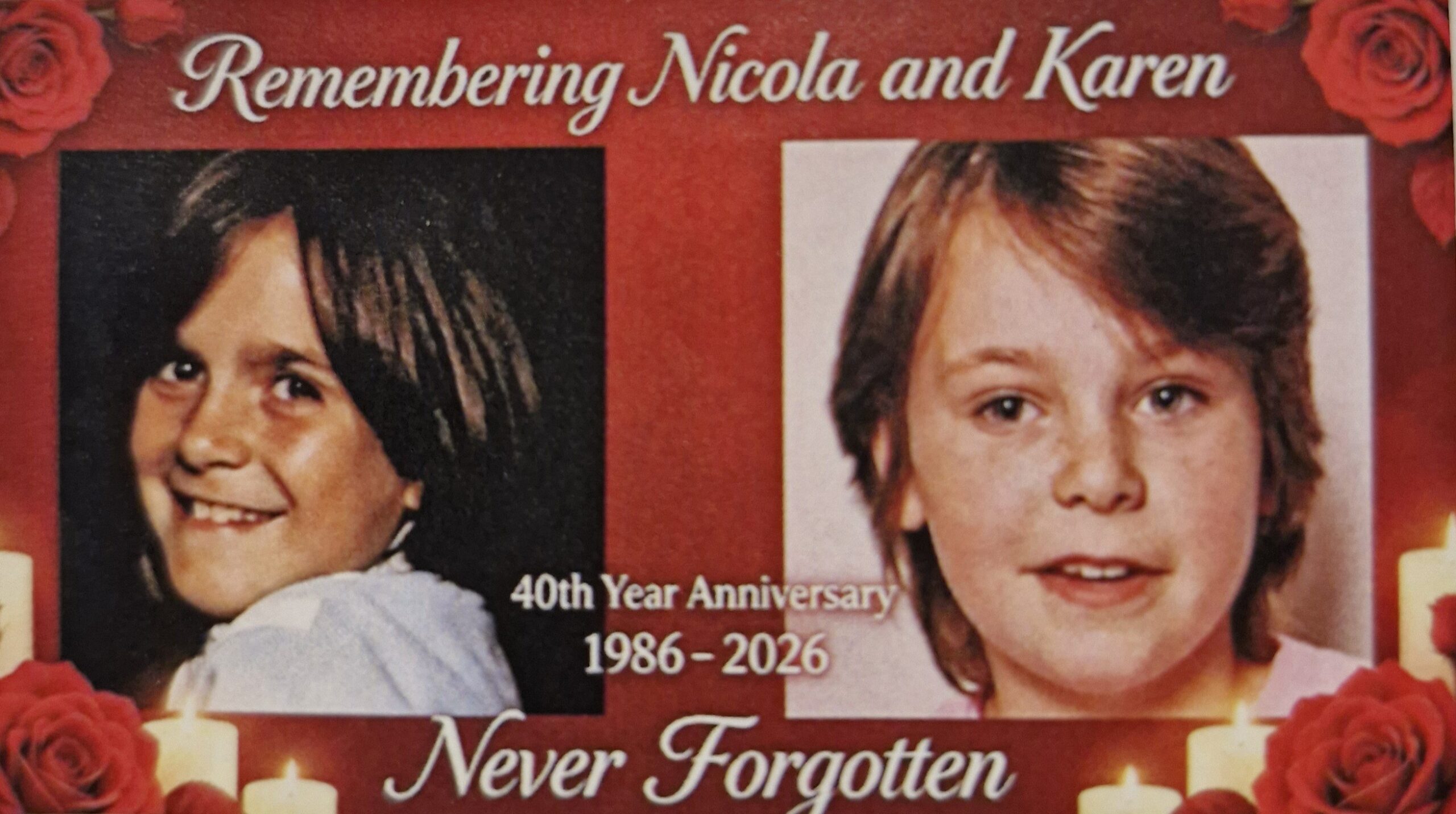 Families gather to remember the two girls murdered in Brighton 40 years ago Families gather to remember the two girls murdered in Brighton 40 years ago